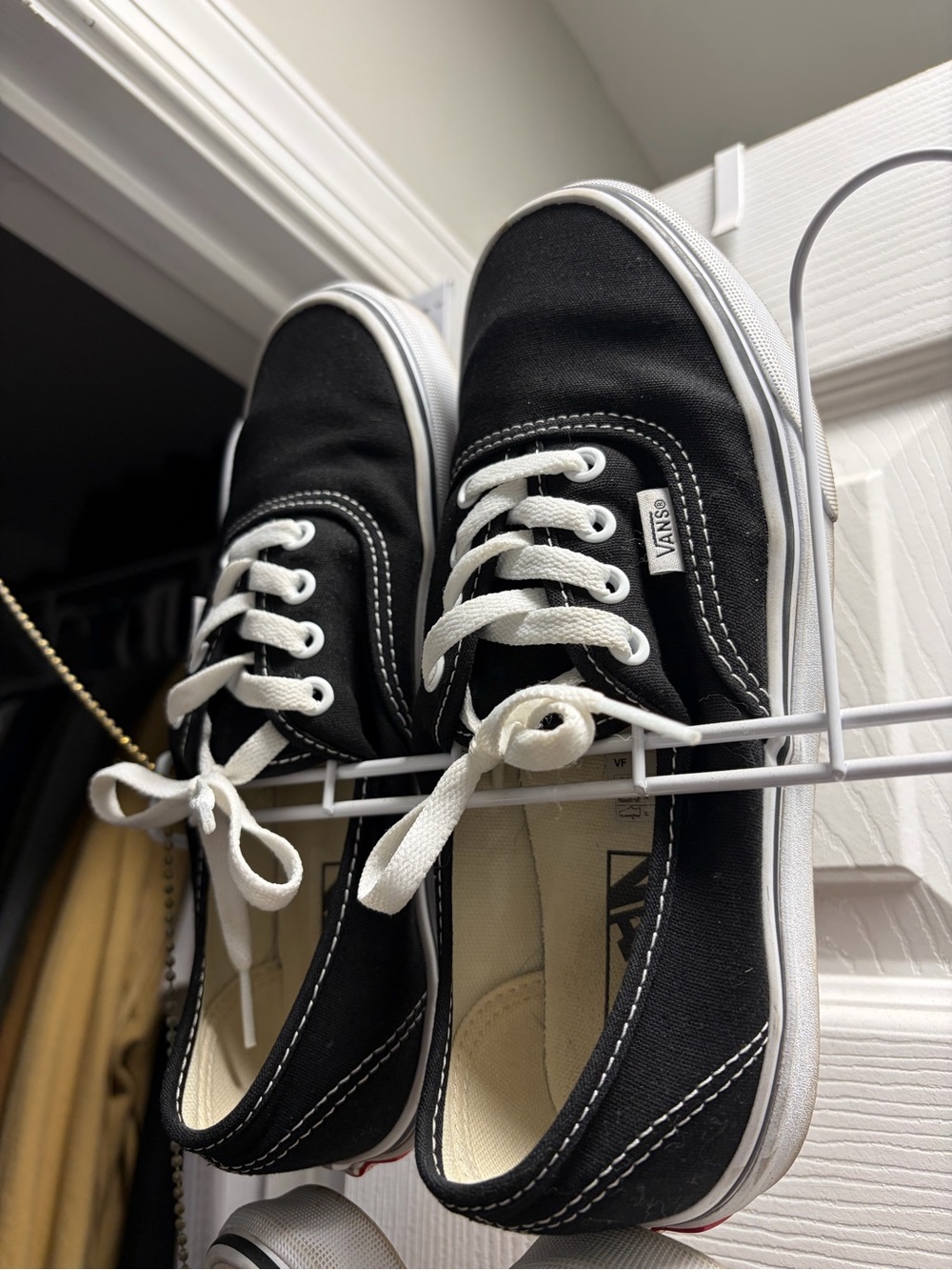 Vans Black and White Low- top